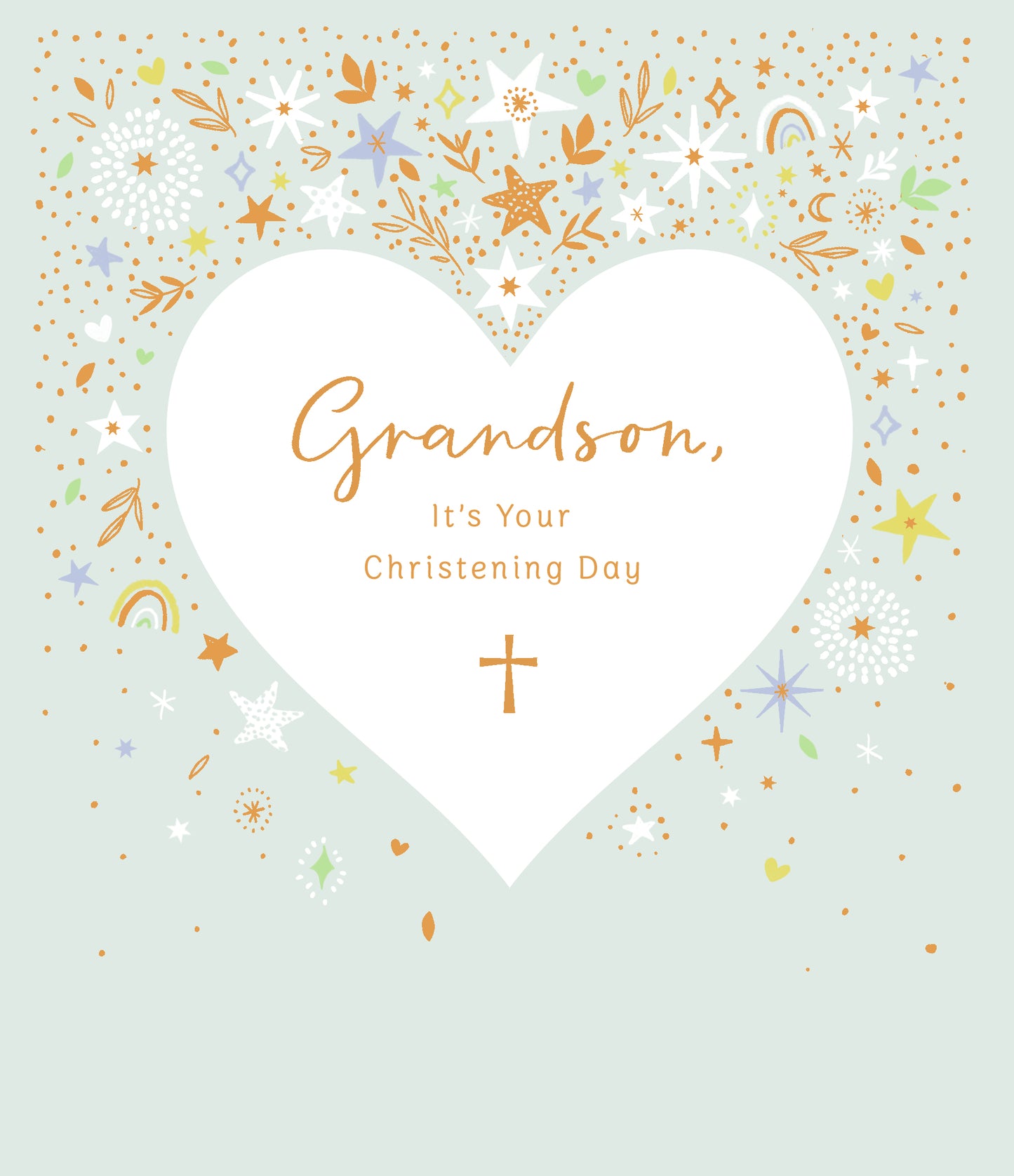 Grandson Christening Day Card
