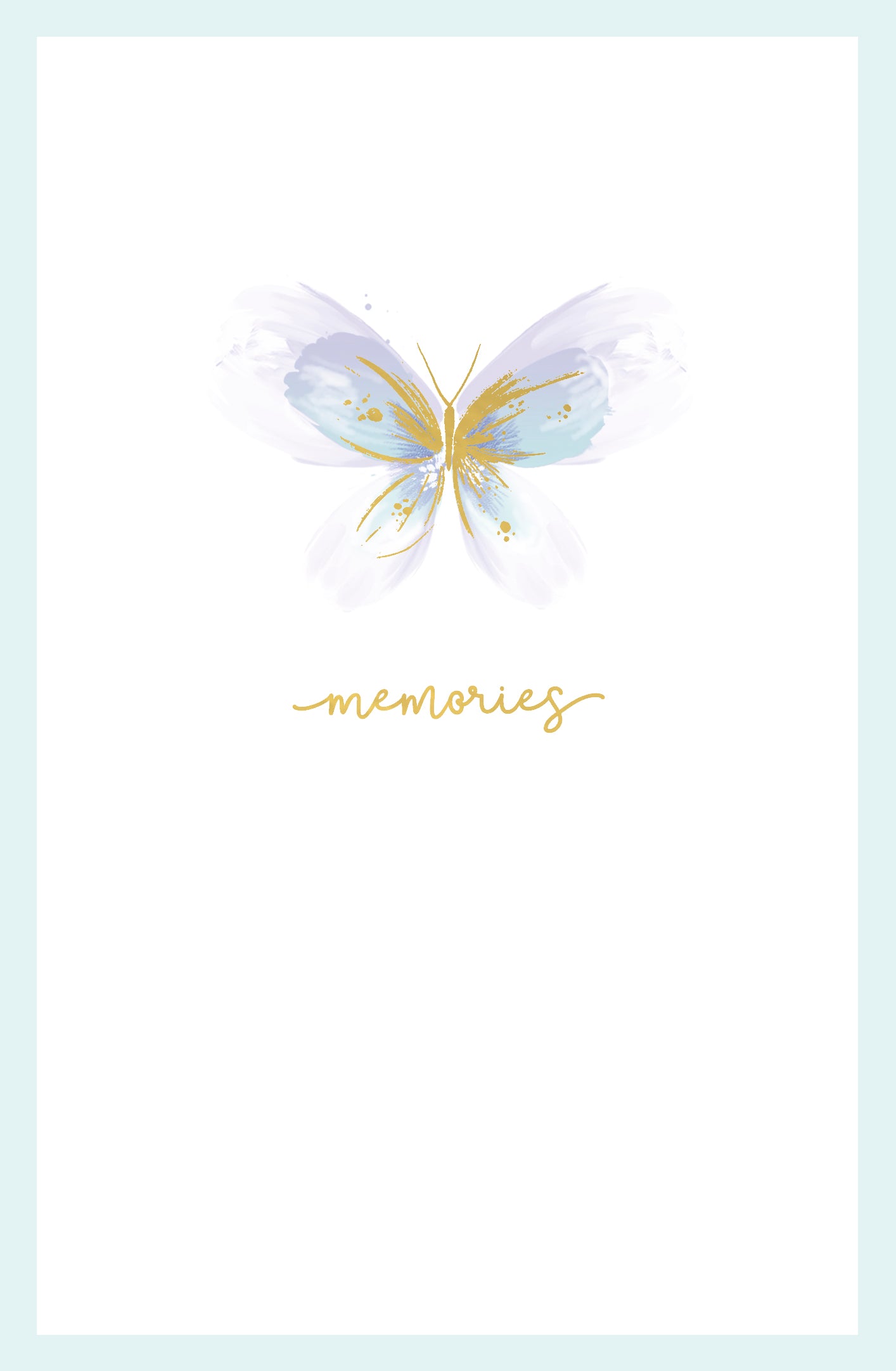 Butterflies Memories Sympathy Card