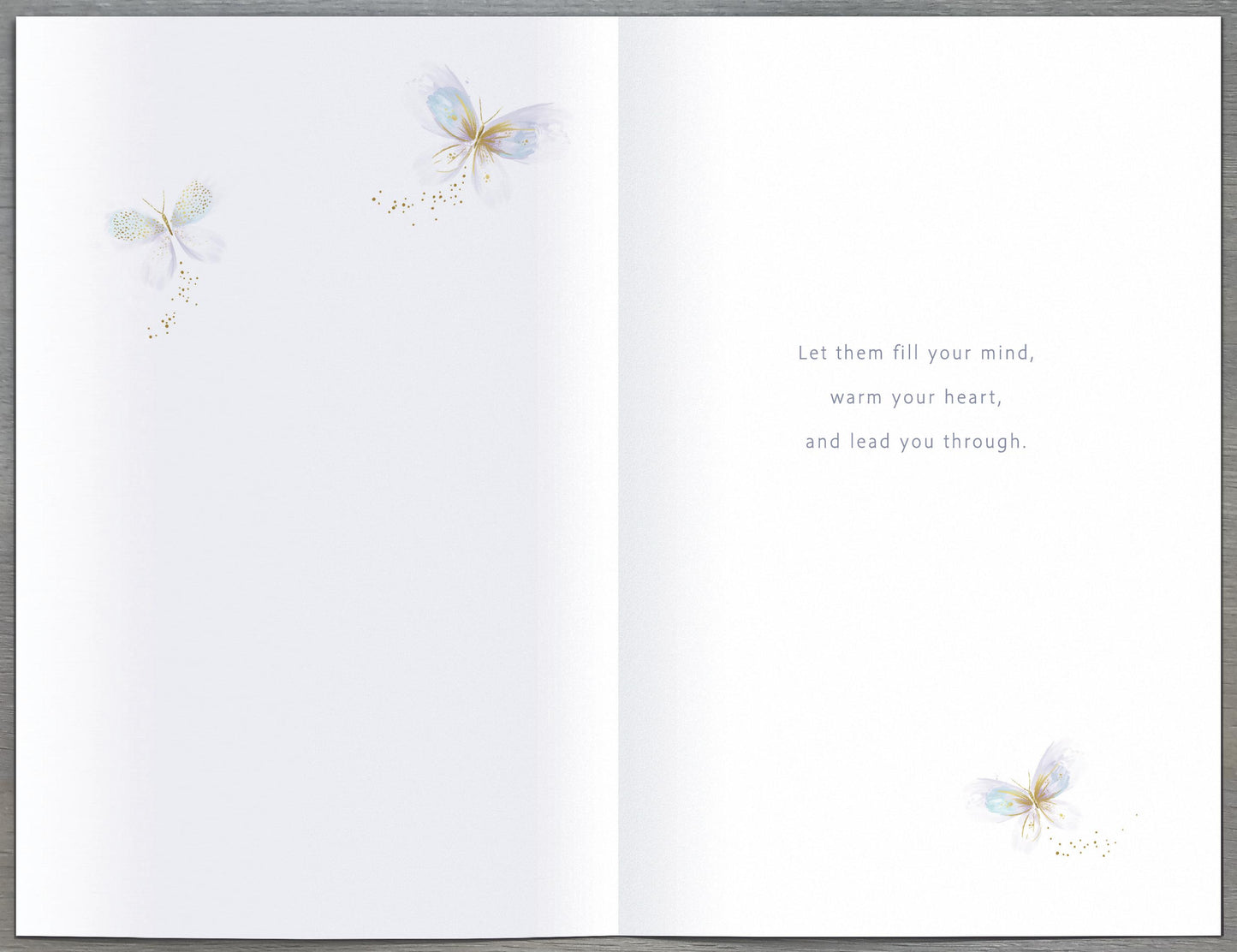 Butterflies Memories Sympathy Card