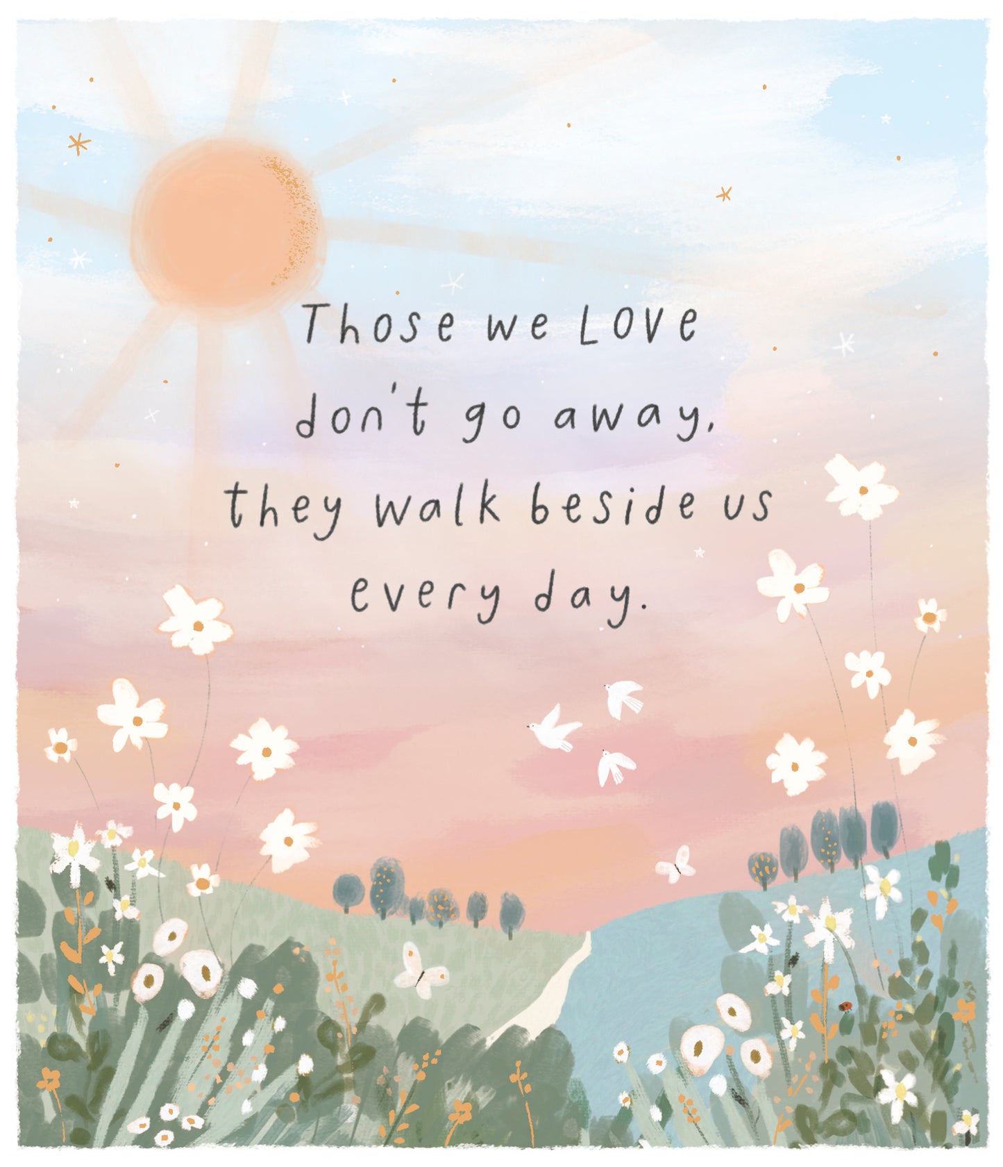 Those We Love Sympathy Card