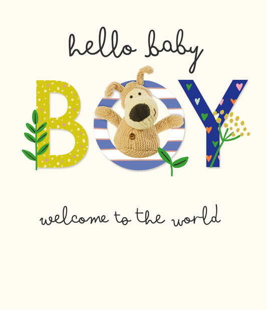 Boofle Baby Boy Card