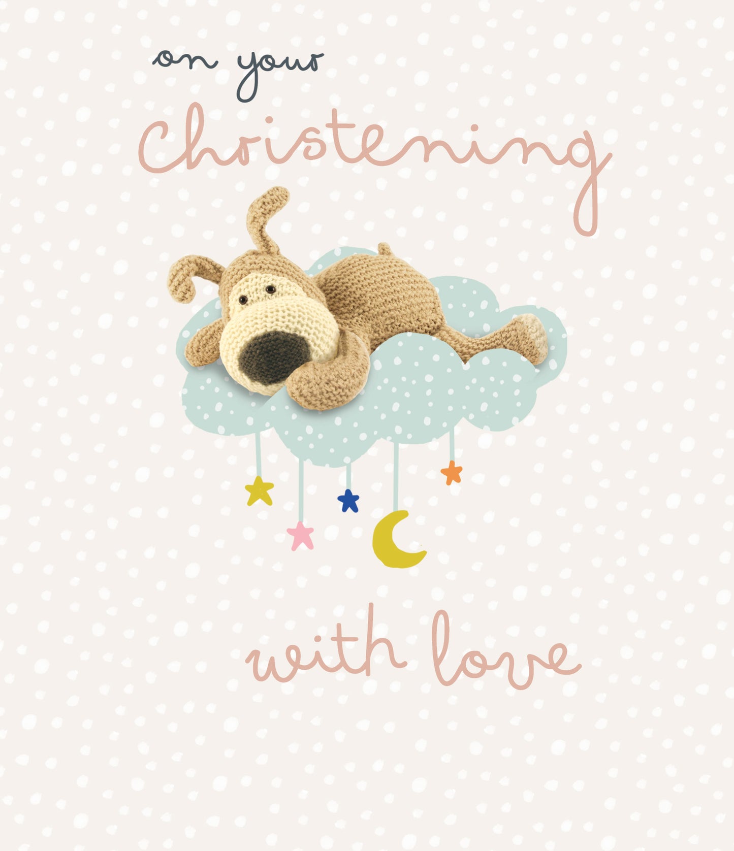 Boofle Christening Card