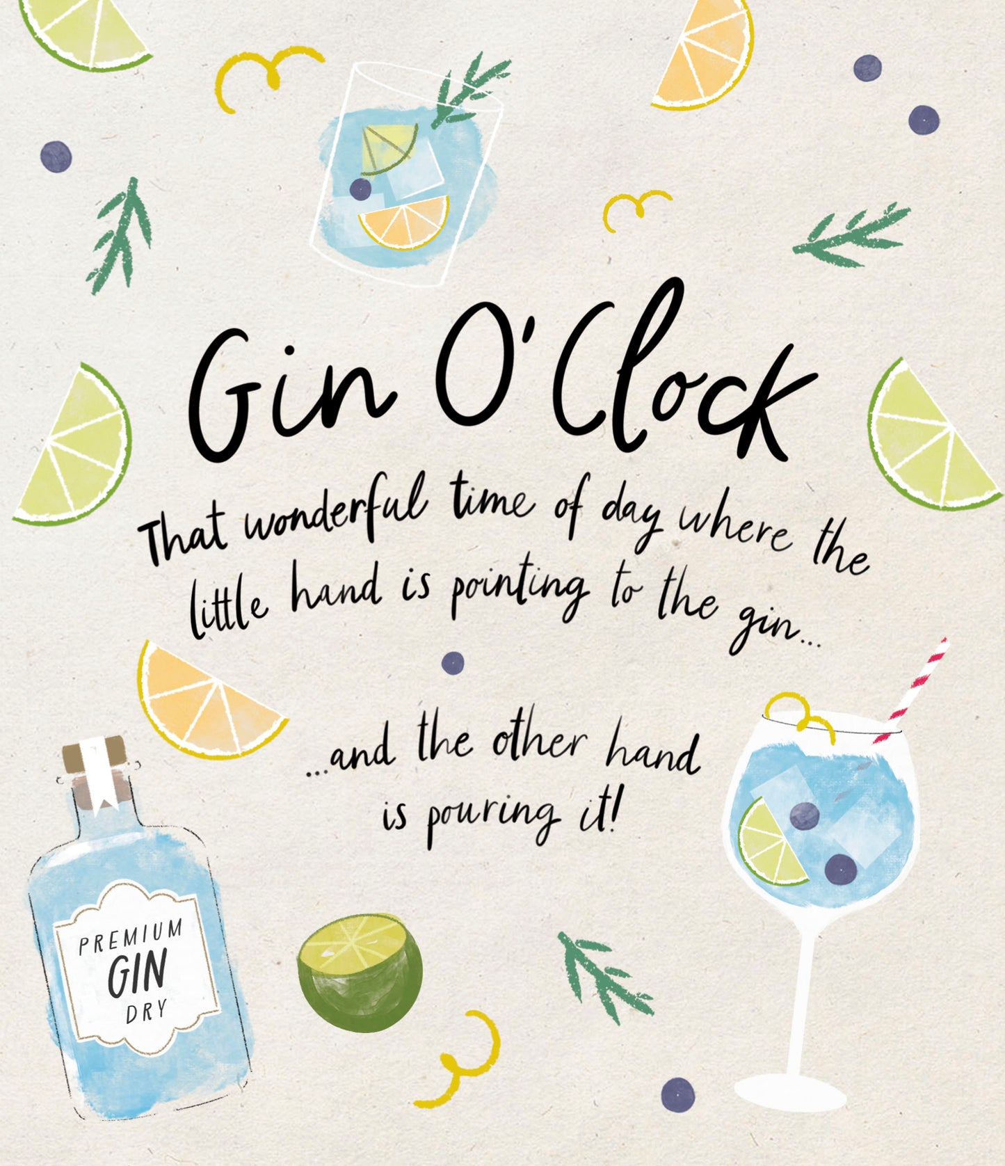 Gin O'Clock Card
