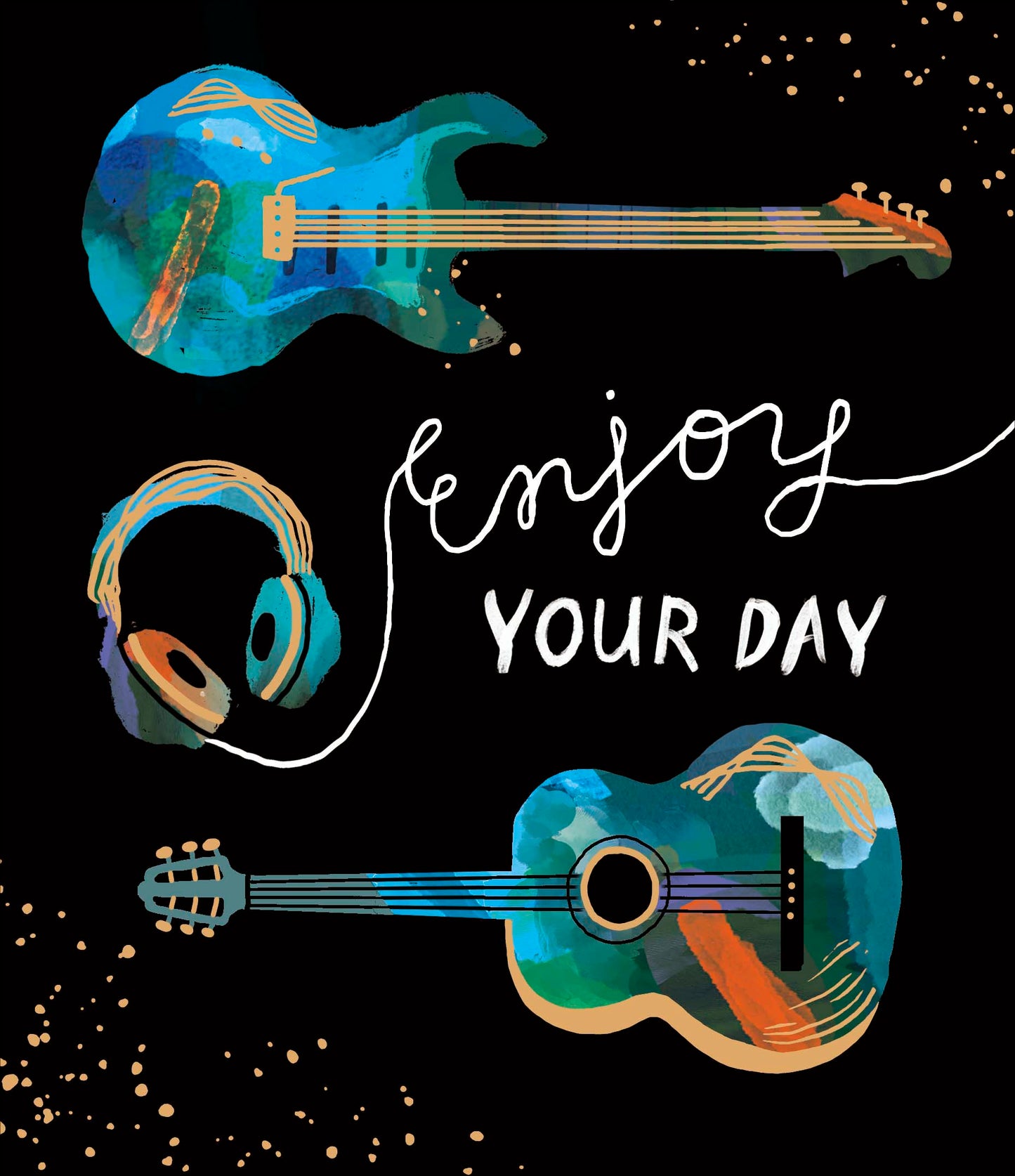 Guitar Birthday Card