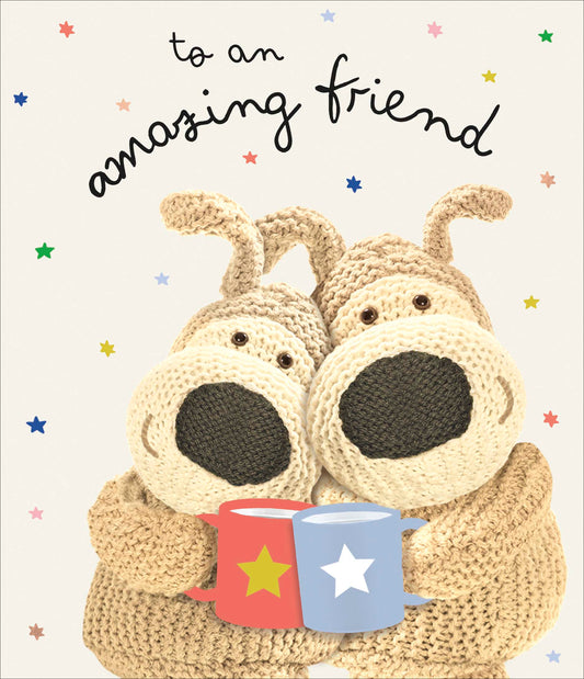 Boofle Mug Amazing Friend Birthday Card