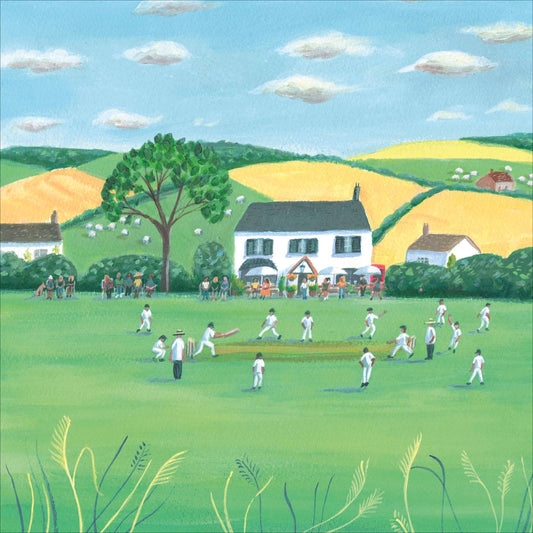 Cricket Landscape Card