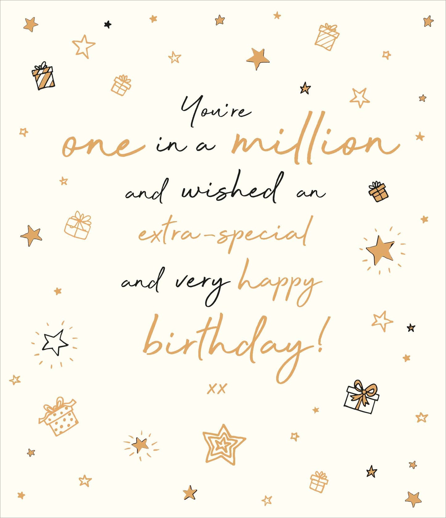 One In A Million Birthday Card