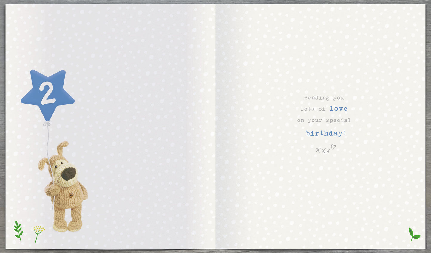 Boofle Special Boy 2nd Birthday Card