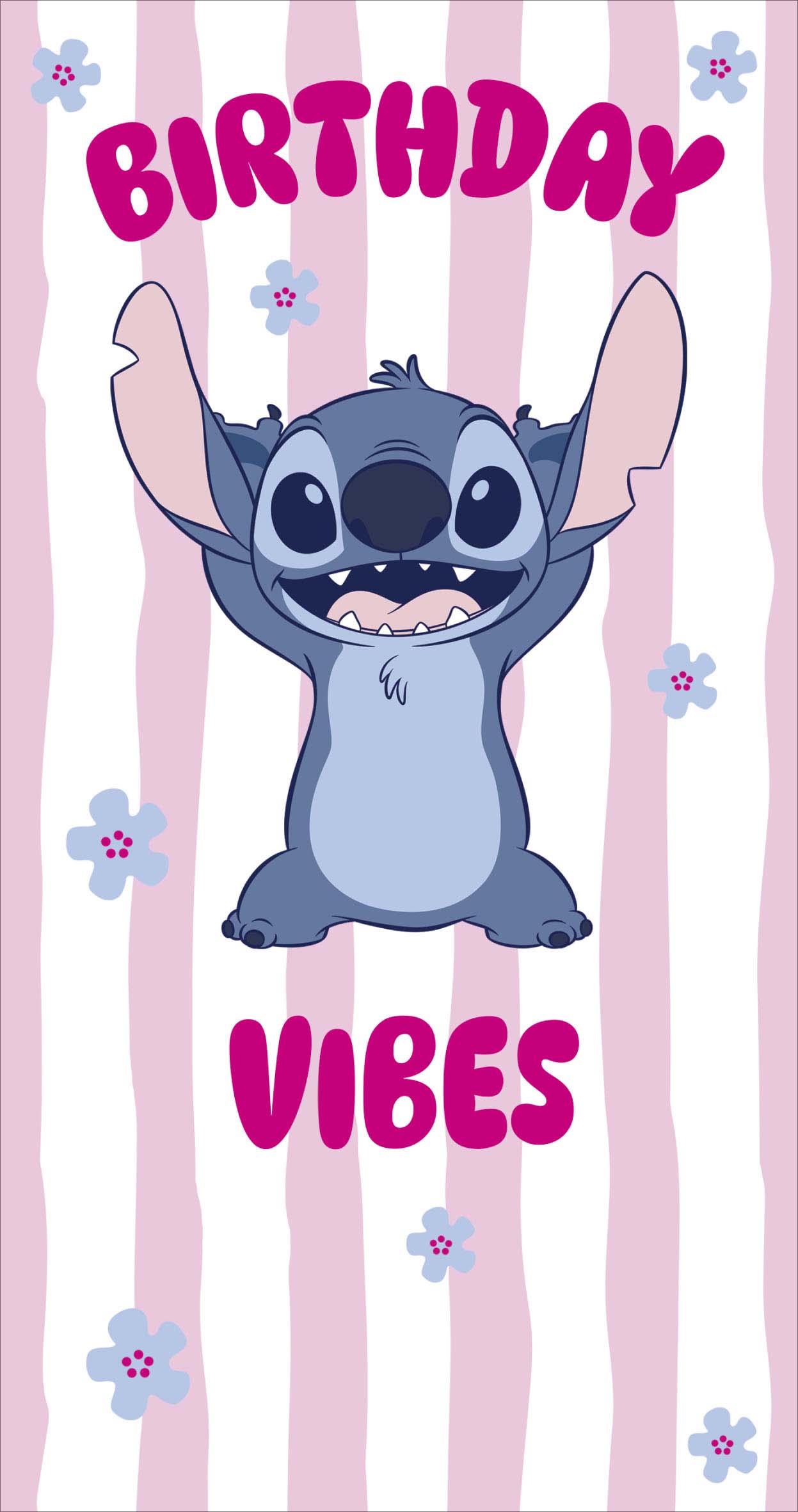 Stitch Birthday Vibes Card
