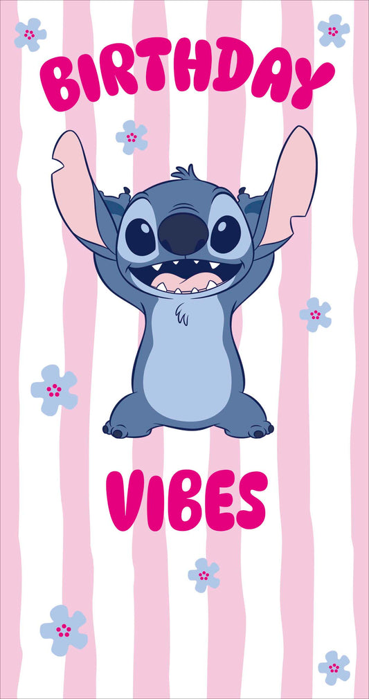 Stitch Birthday Vibes Card
