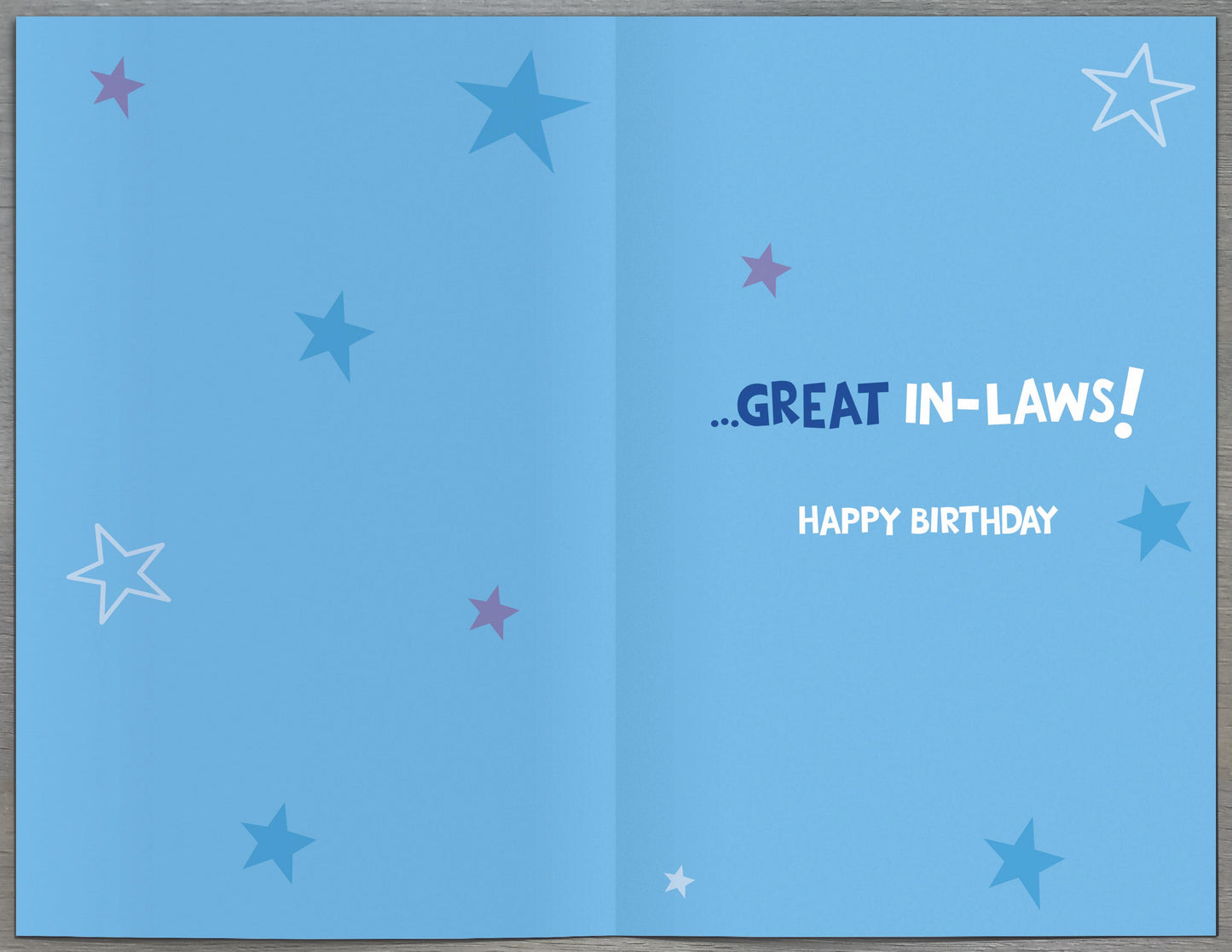 Who Has Everything Son In Law Birthday Card
