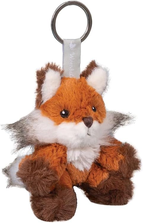 'Autumn' Fox Plush Character Keyring