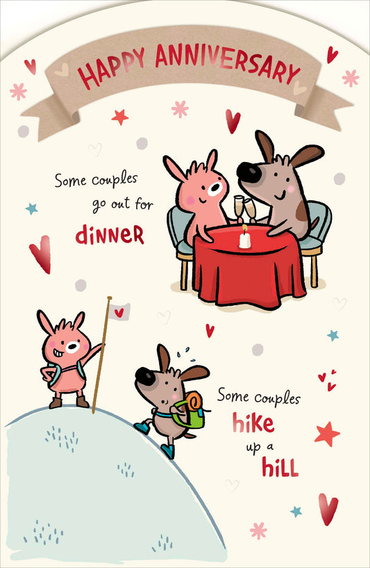 Cartoon Humour Anniversary Card