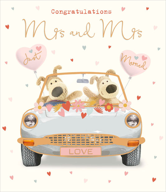 Boofle Mrs & Mrs Wedding Day Card