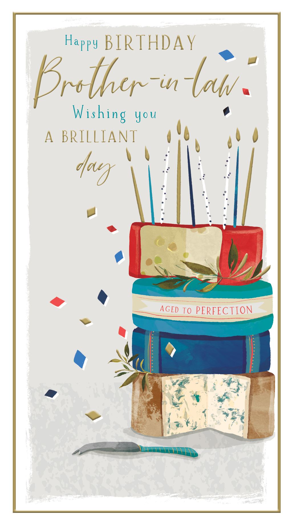 Cheese Brother-In-Law Birthday Card