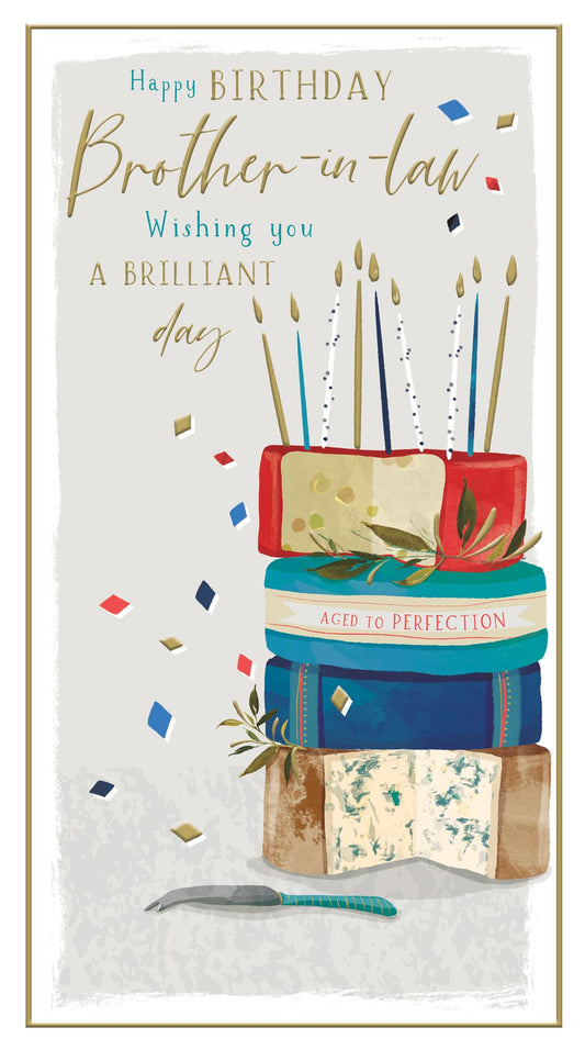 Cheese Brother-In-Law Birthday Card