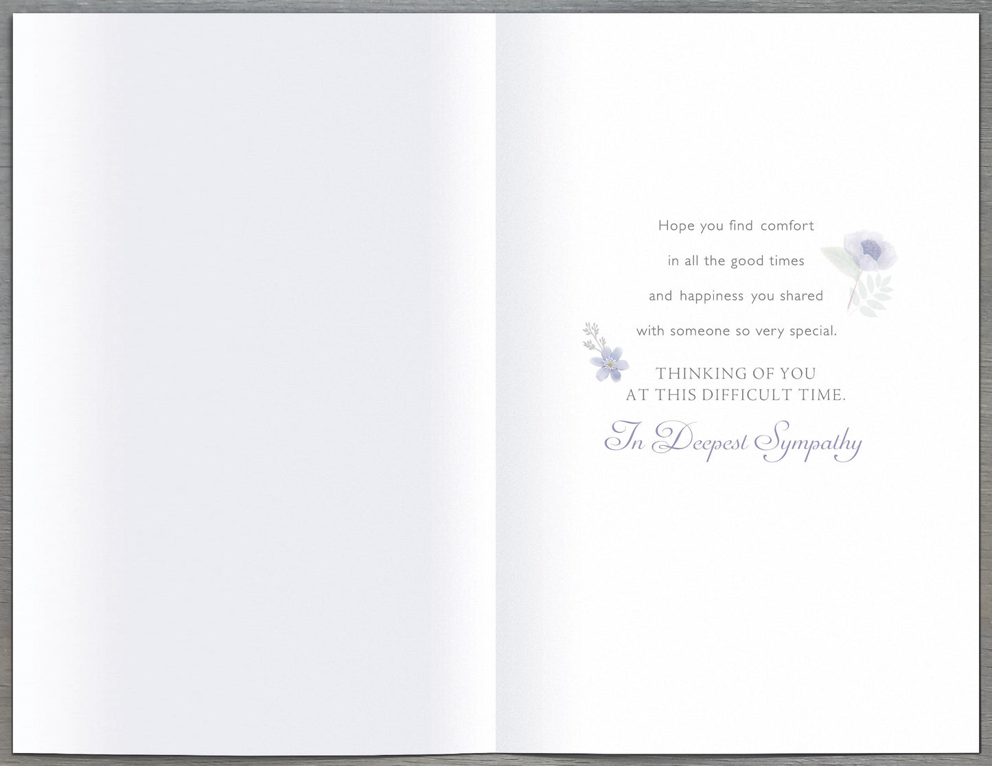 Floral Sympathy Loss Of Your Mum Card