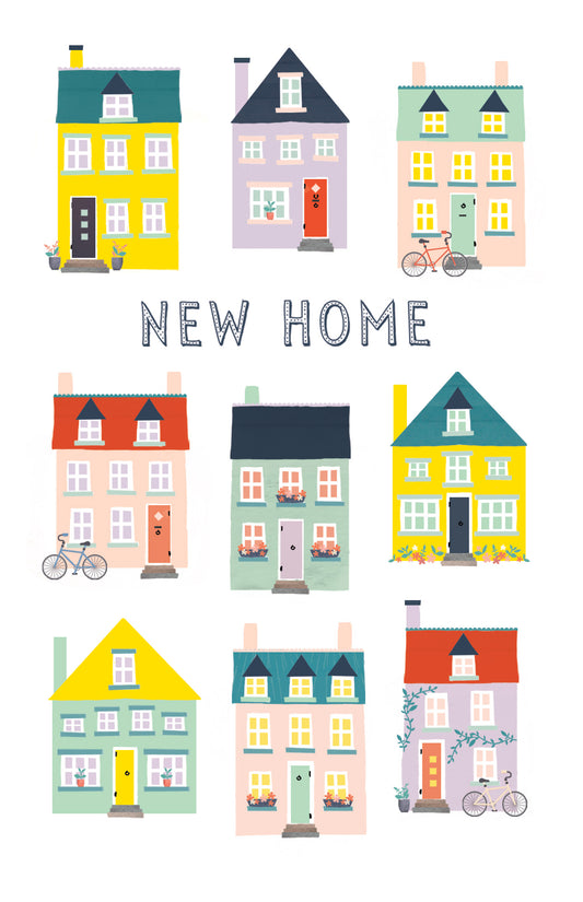 Houses New Home Card