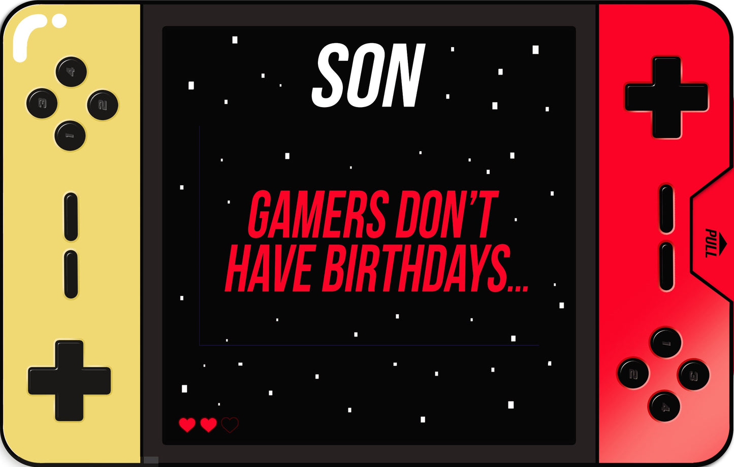 Game Console Son Birthday Card