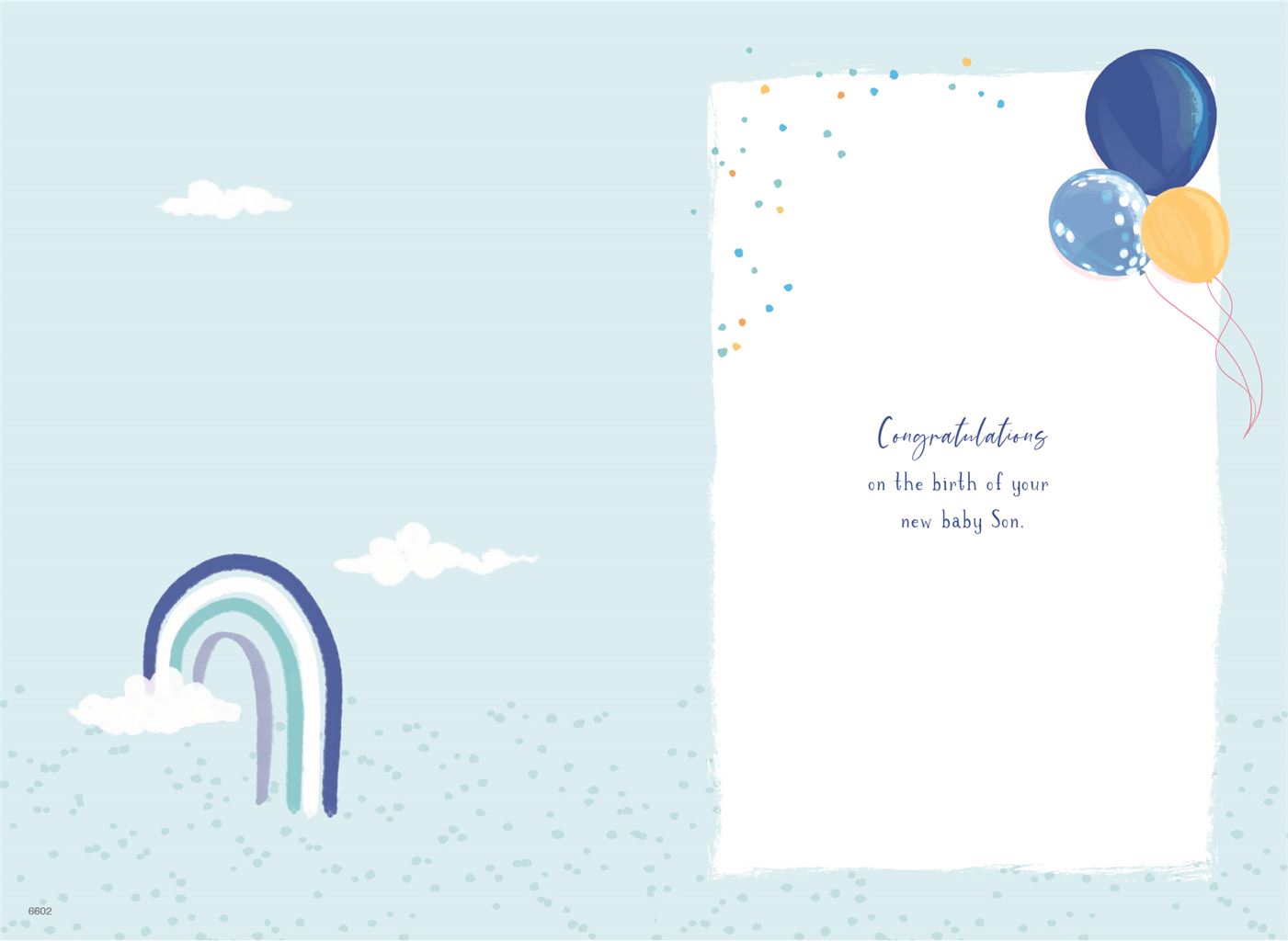 Baby Boy Born In 2026 Card