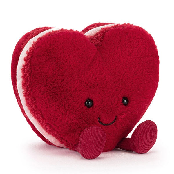 Amuseables Arlette Heart Macaron (Red)