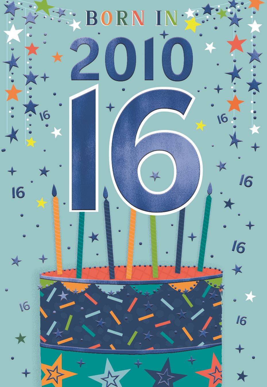 Born In 2010 - Age 16 Male