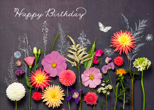 Floral Birthday Card