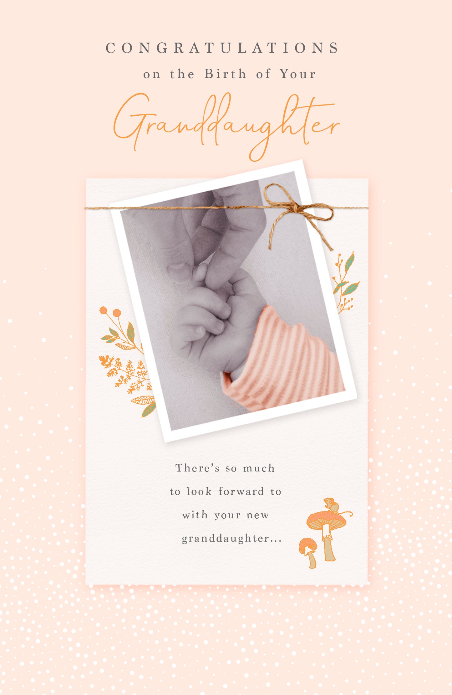 Birth Of Your Granddaughter Card
