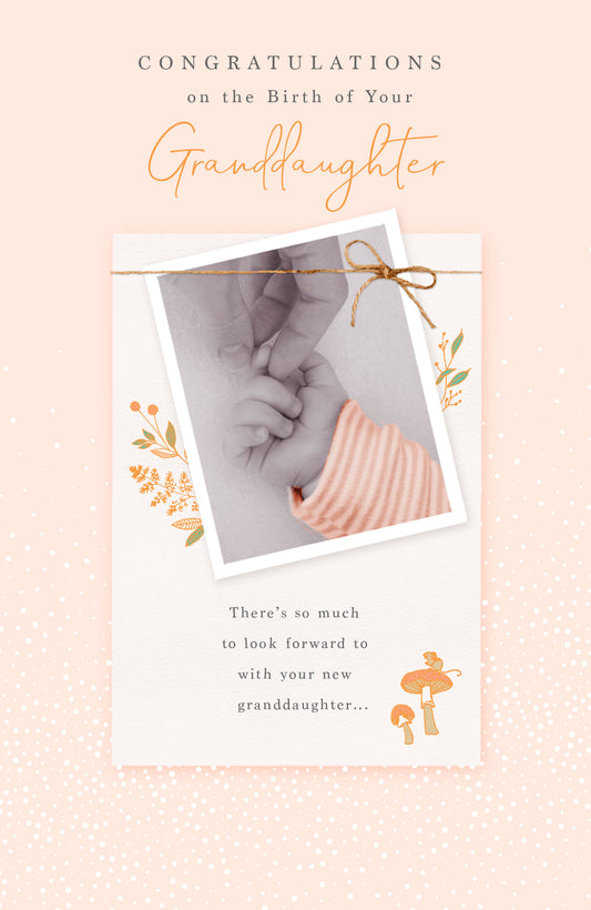 Birth Of Your Granddaughter Card