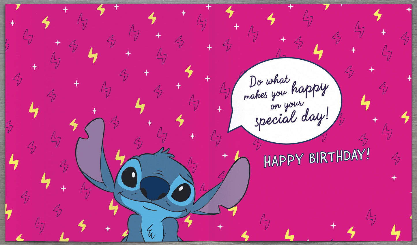 Stitch 7th Birthday Card