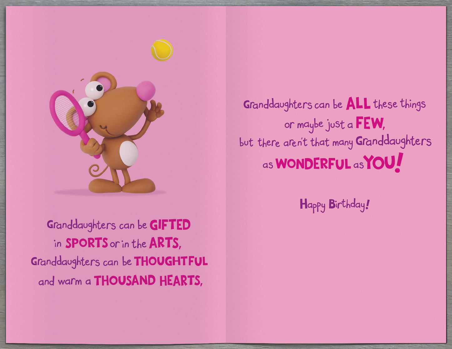 Granddaughters Can Be Birthday Card