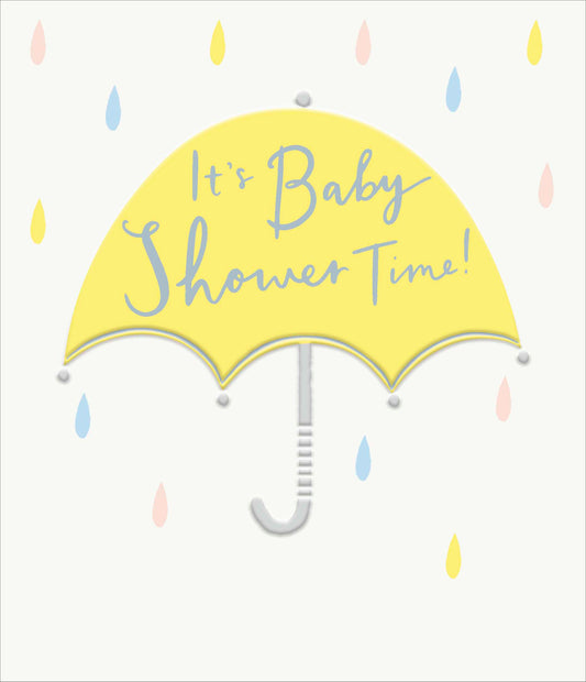 It's Baby Shower Time Card