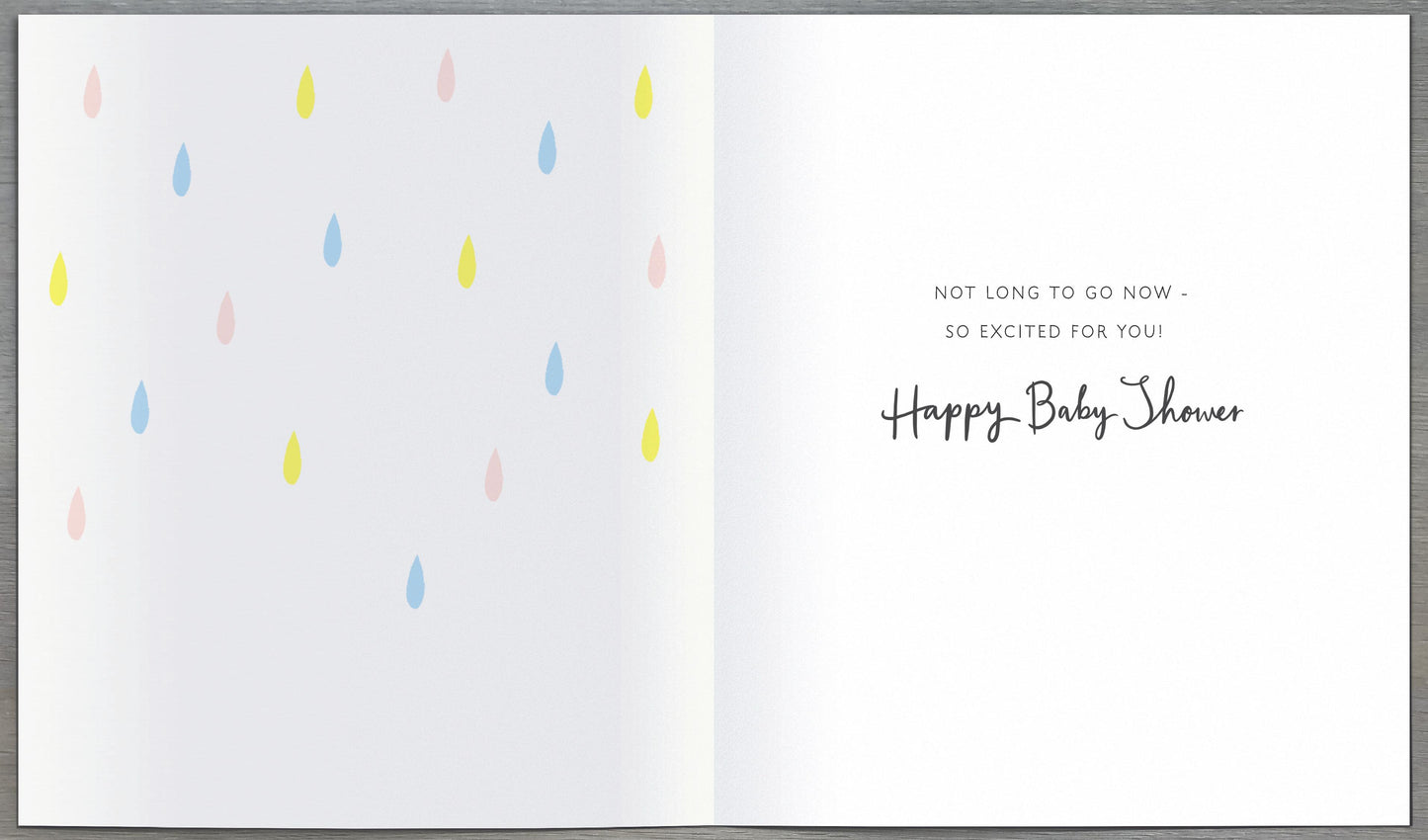 It's Baby Shower Time Card