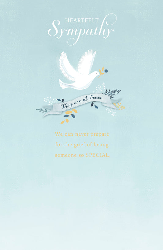 Dove Heartfelt Sympathy Card