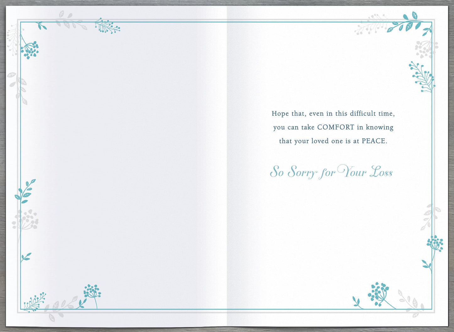 Dove Heartfelt Sympathy Card