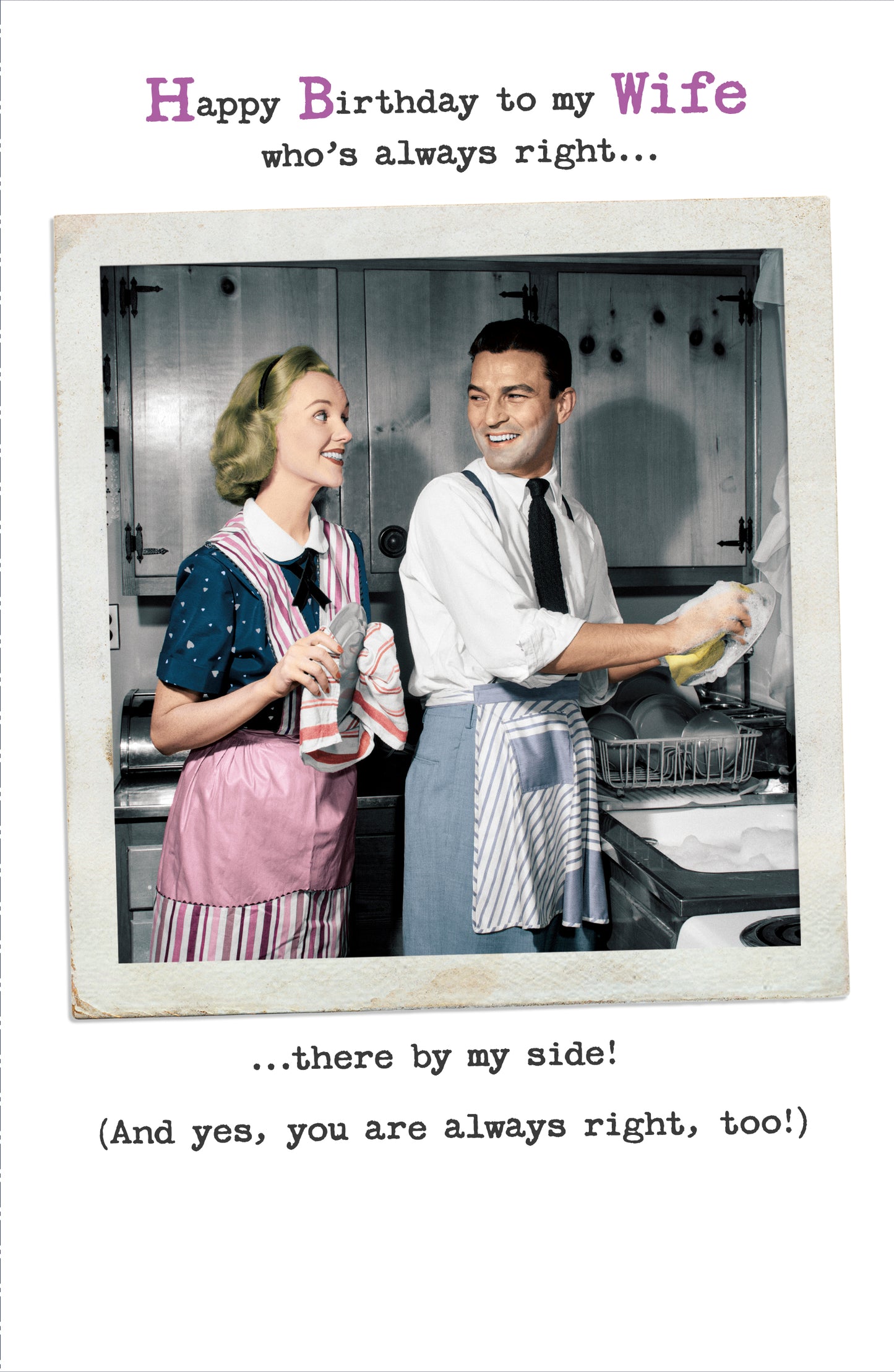 Always Right Wife Birthday Card