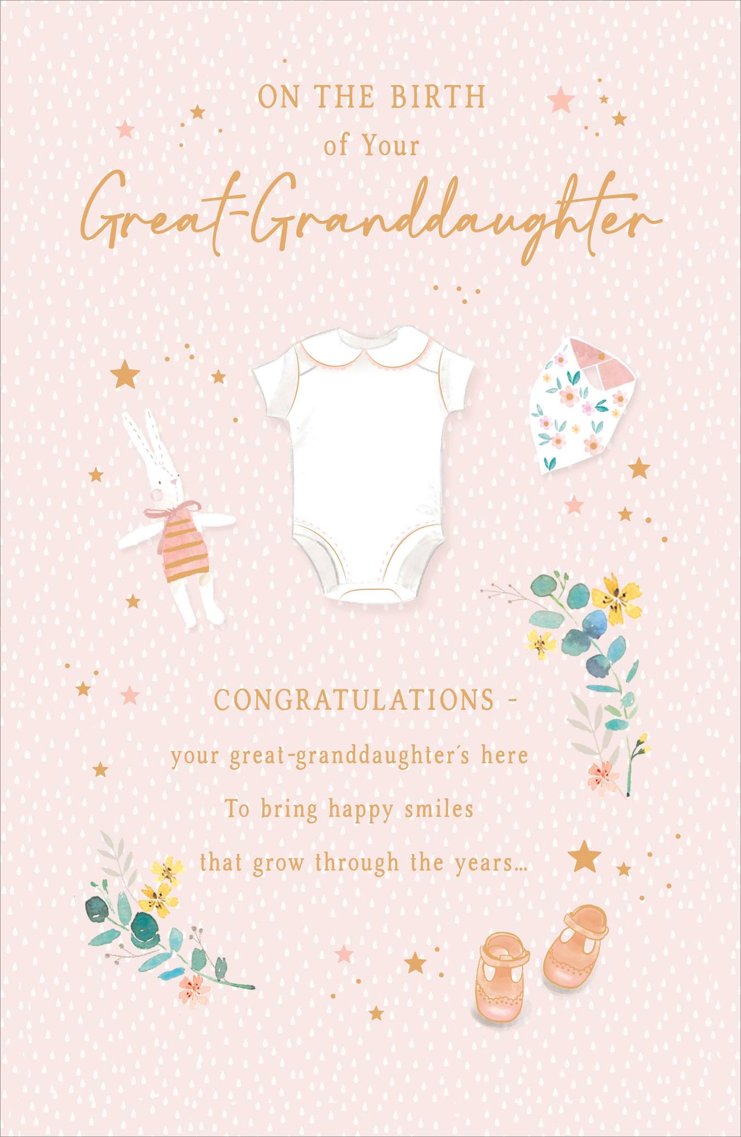 Congratulations On The Birth Of Your Great Granddaughter Card