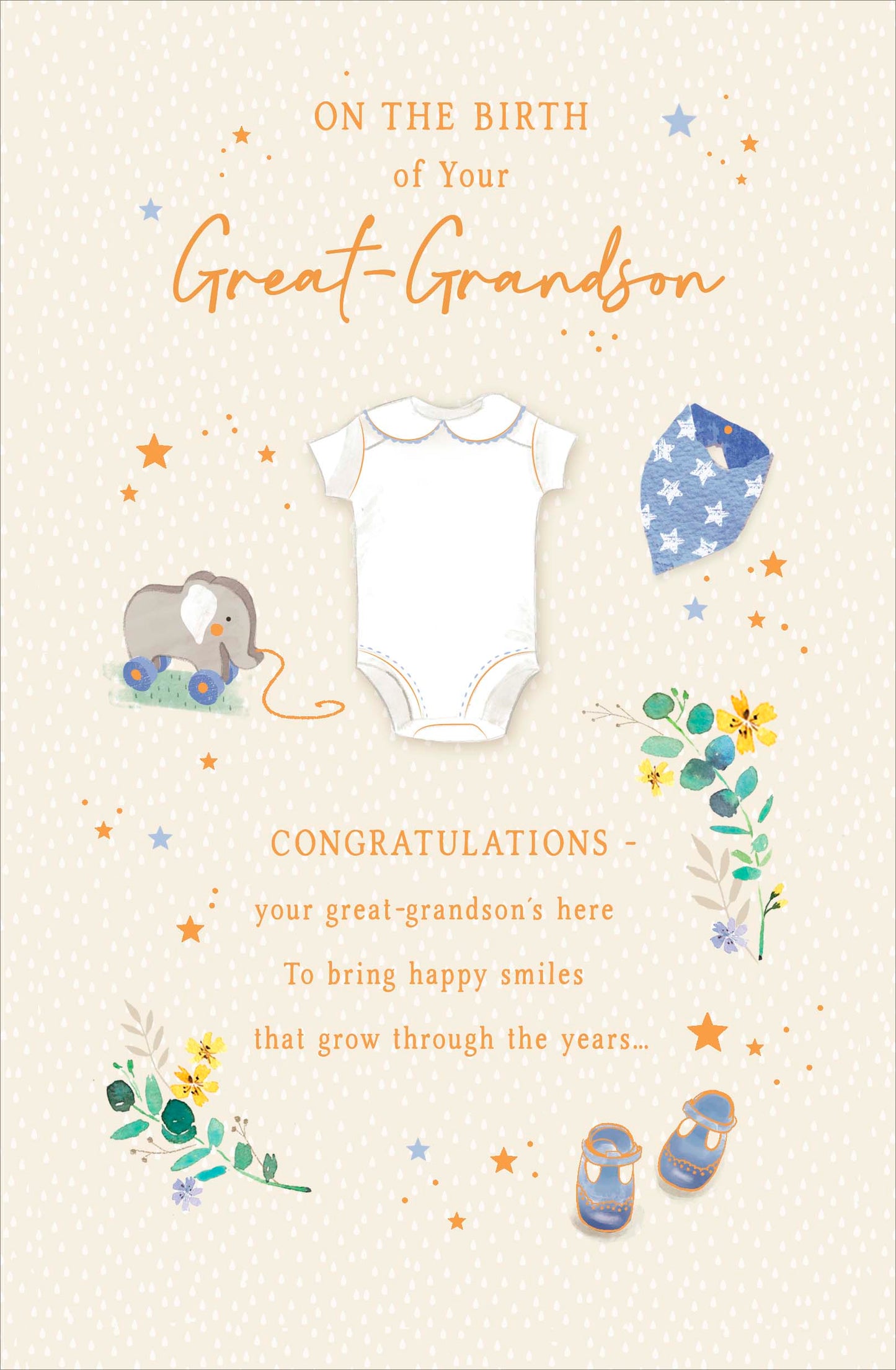 Congratulations On The Birth Of Your Grandson Card