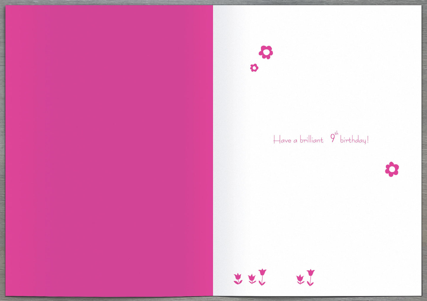 Sunshine & Animals 9th Birthday Card