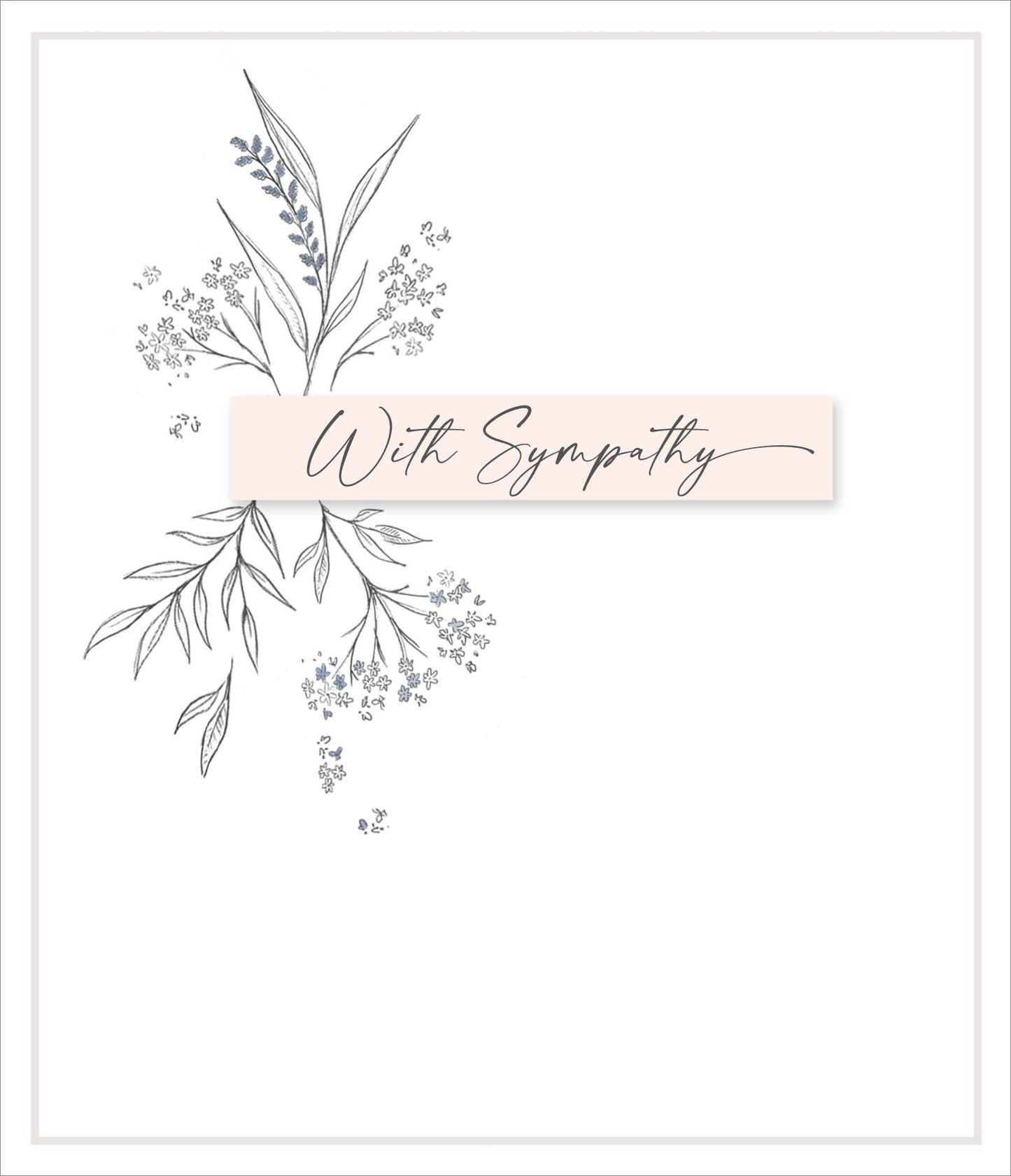 Floral With Sympathy Card