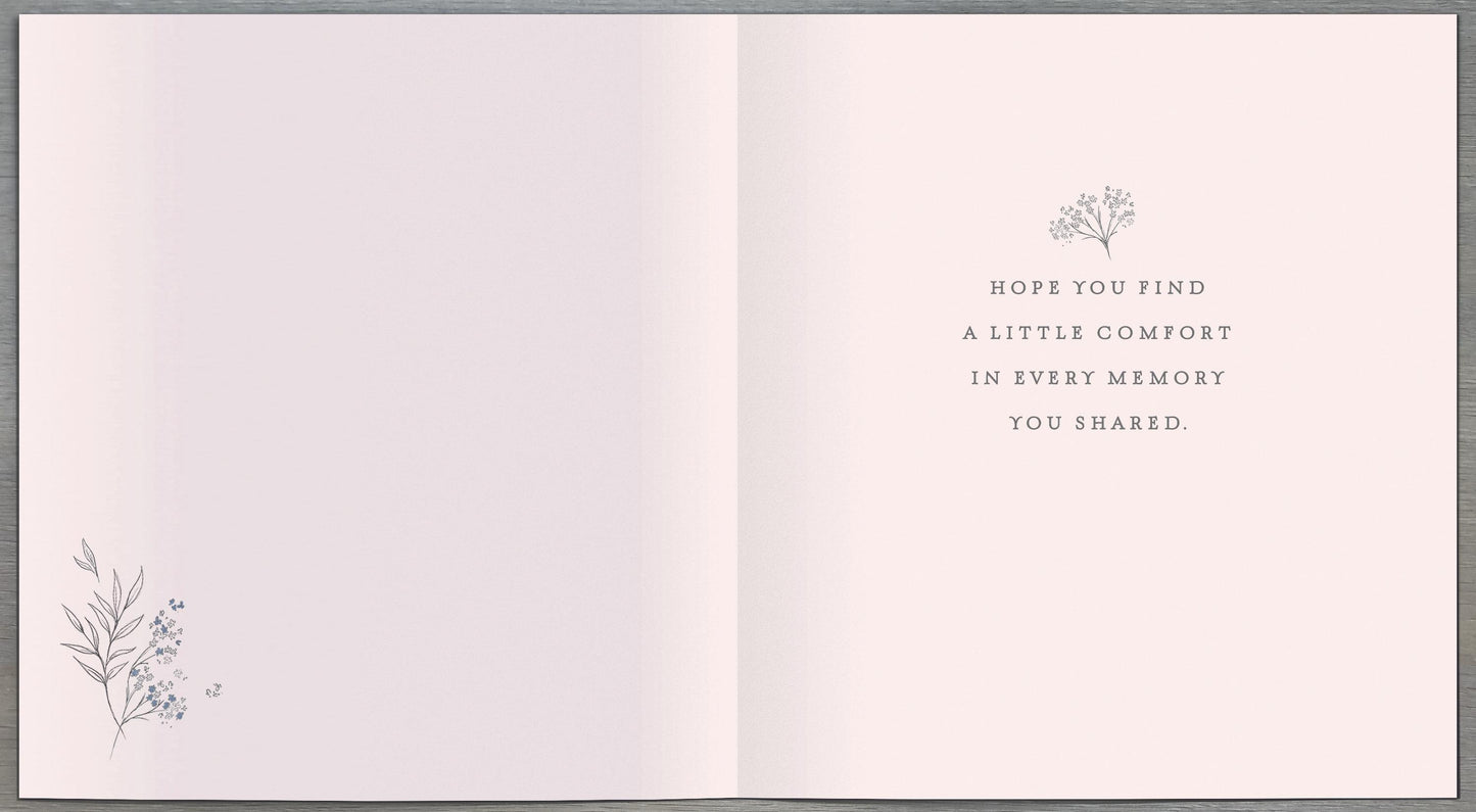 Floral With Sympathy Card