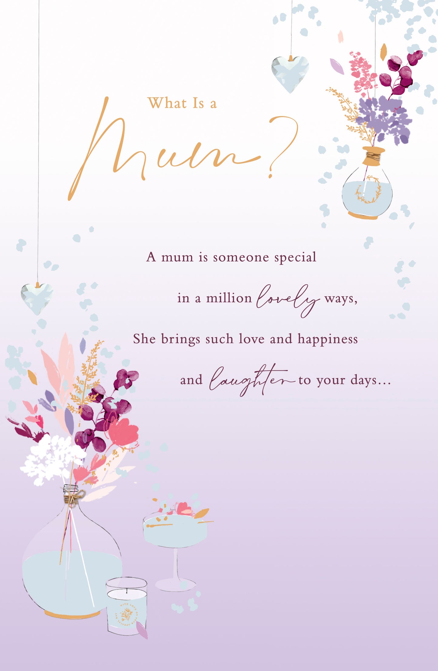 Floral Mum Birthady Card