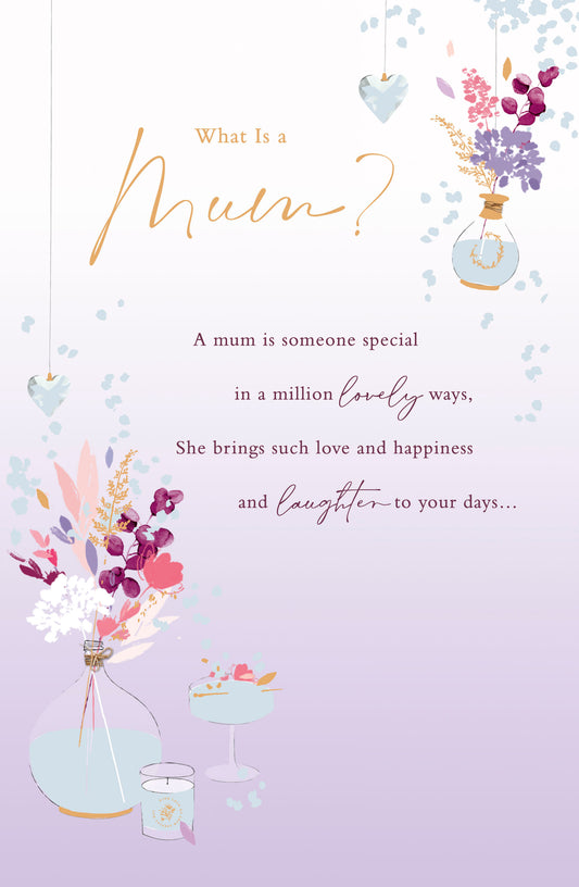 Floral Mum Birthady Card