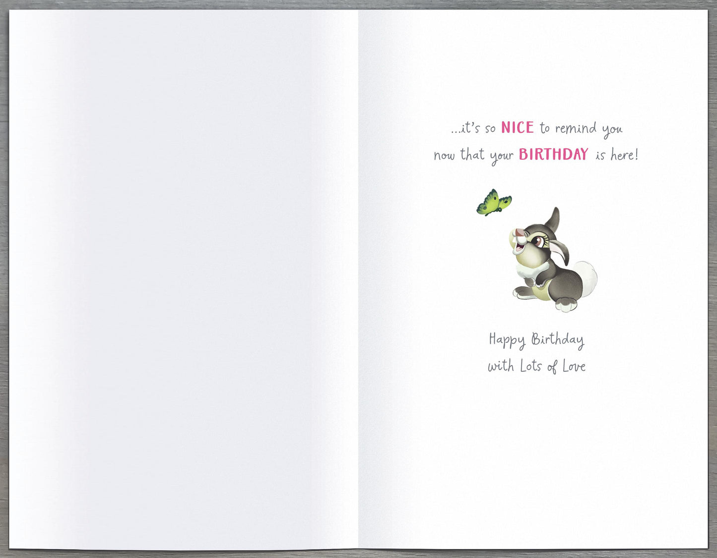 Disney Granddaughter Birthday Card