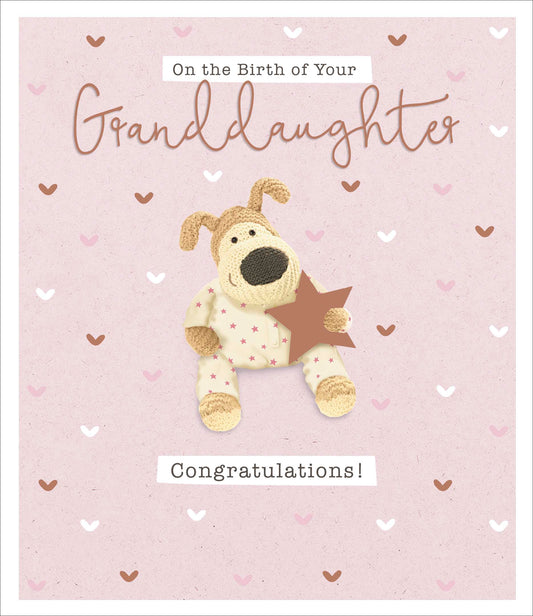 Boofle Congratulations On The Birth Of Your Granddaughter Card