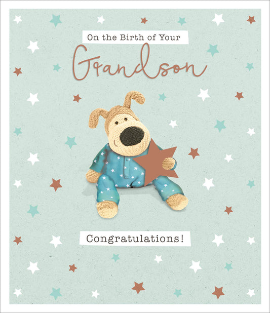 Boofle Congraulations On The Birth Of Your Grandson Card