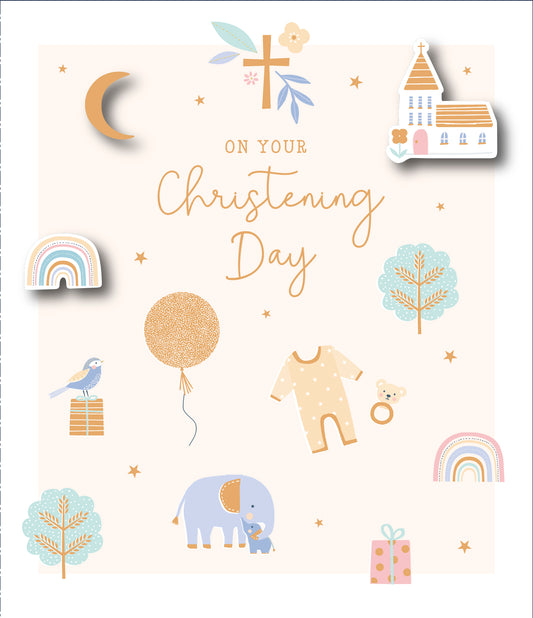 On Your Christening Day Card
