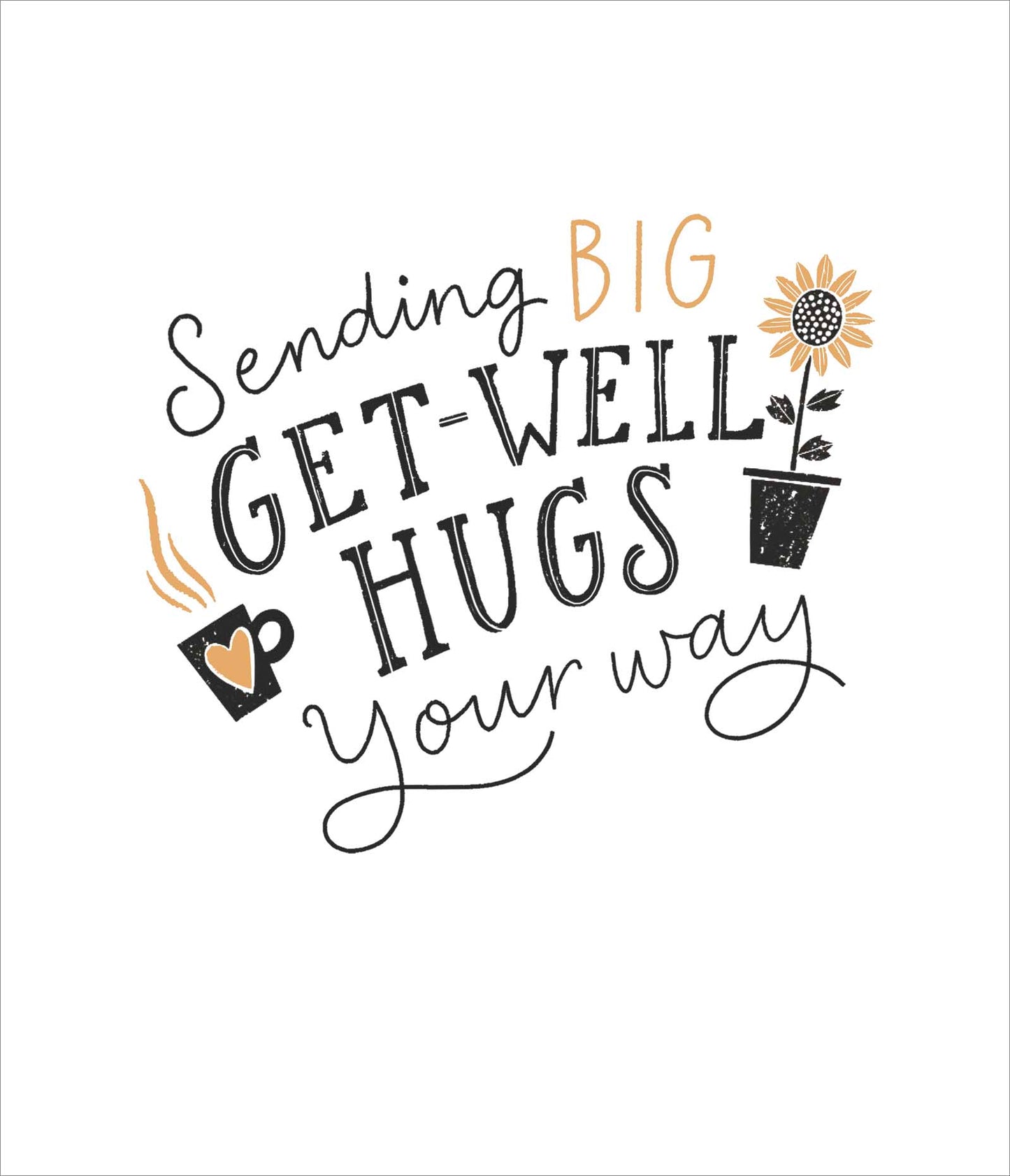 Sending Big Get Well Hugs Your Way Card
