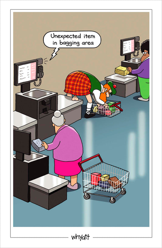 Unexpected Item In Bagging Area Card