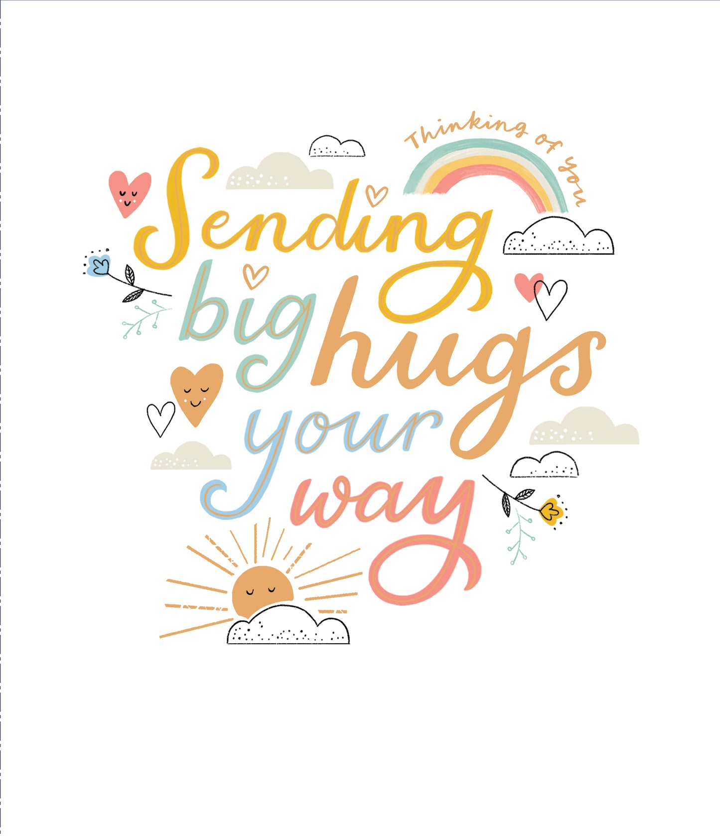 Sending Big Hugs Your Way Card